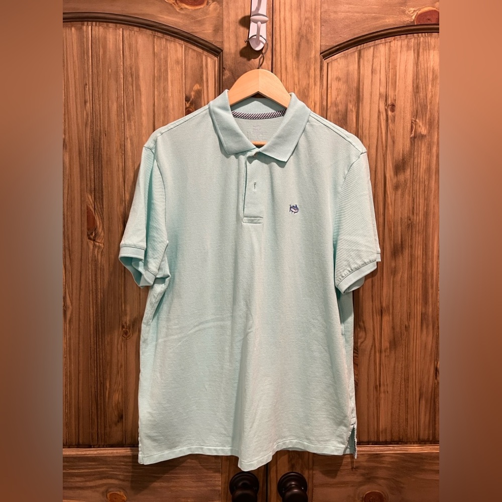 Southern Tide Skipjack Pique Polo Shirt EUC size L